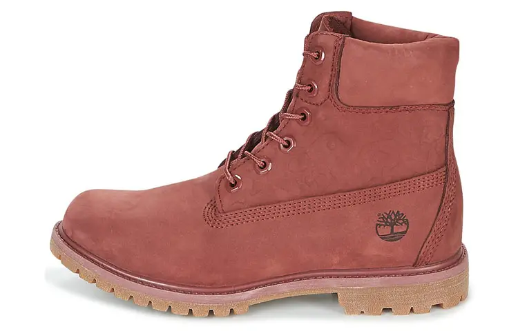Timberland PREMIUM Abrasion Resistant Cushioning Comfortable Short Outdoor Boots Women's China Red