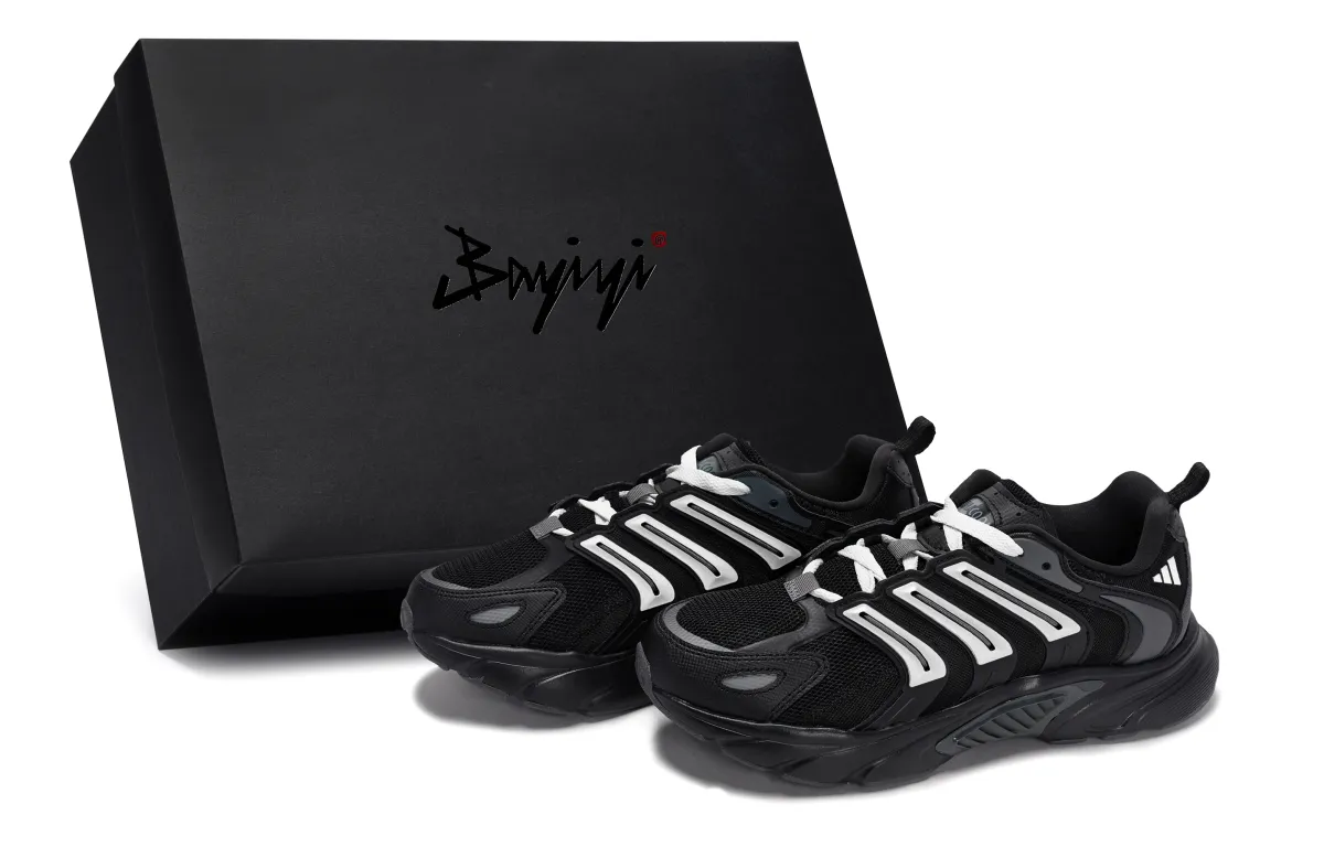 Adidas CLIMACOOL BOUNCE Slip Resistant Abrasion Resistant Low top Running Shoes Unisex Black White