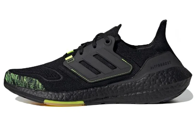 UltraBoost 22 Adidas 'Black Solar Yellow'