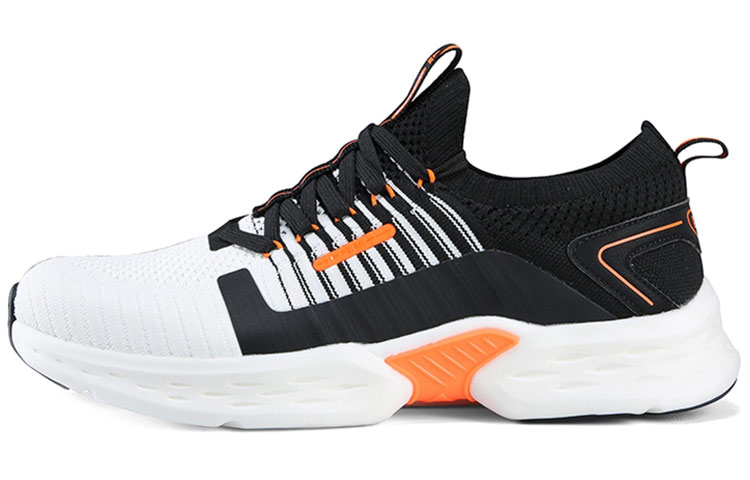 PEAK Light Rebound Light Speed Low top Running Shoes Men’s Black White