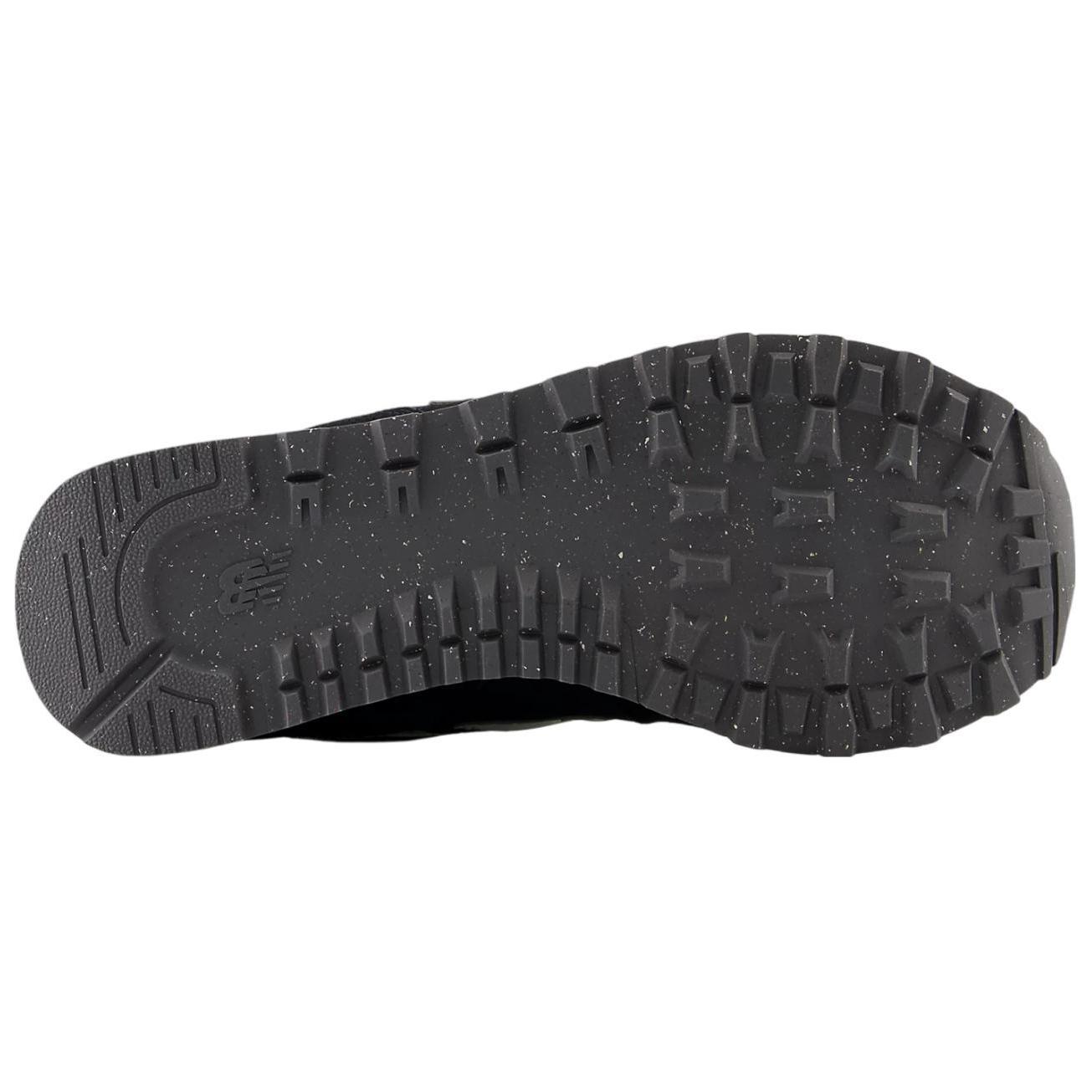 Женские кроссовки New Balance 574 WMNS (черно-белые) — Чёрныйбелый — фото 6