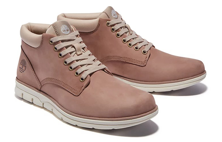 Timberland Bradstreet Chukka Ankle Length Outdoor Boots Pink