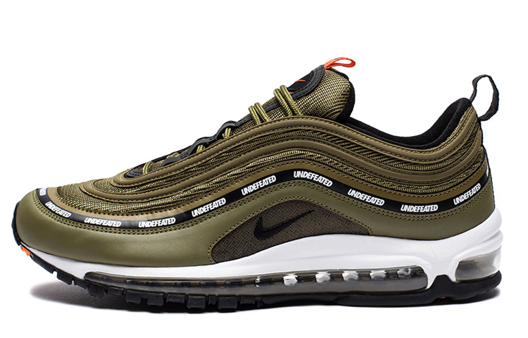 Унисекс кроссовки UNDEFEATED Nike Air Max 97 (оливково-зеленые)