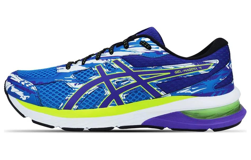 Asics Gel Nagoya 4 Lightweight Abrasion Resistant Breathable Low top Running Shoes Men's Blue