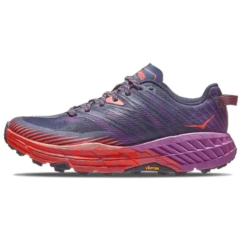 HOKA ONE ONE Speedgoat 4 Fabric Cushioning Slip Resistant Abrasion Resistant Breathable Low top Running Shoes Women's