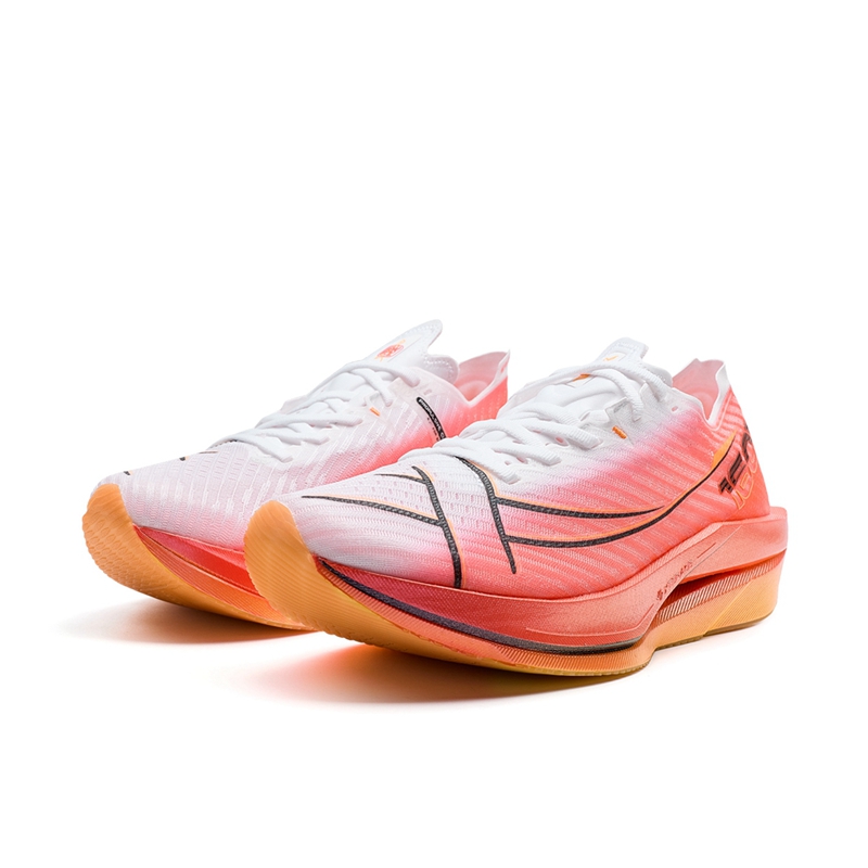 XTEP 160X 6.0 Slip Resistant Abrasion Resistant Low top Running Shoes Women’s Laser Red/Classic White