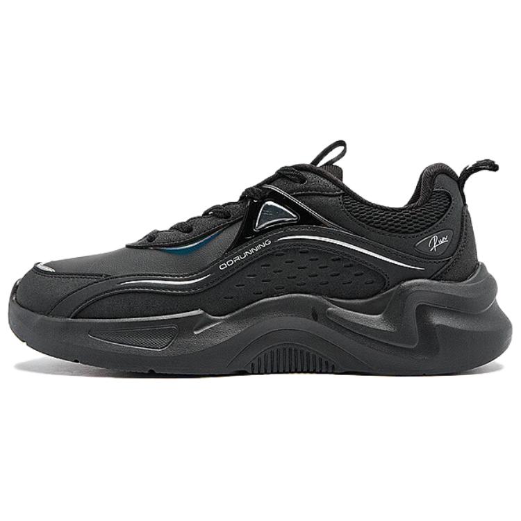 QIAODAN Cushioning, Wear Resistant Low top Casual Running Shoes Women’s Black