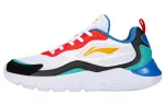 Li Ning Low top Running Shoes Men's White Red Blue