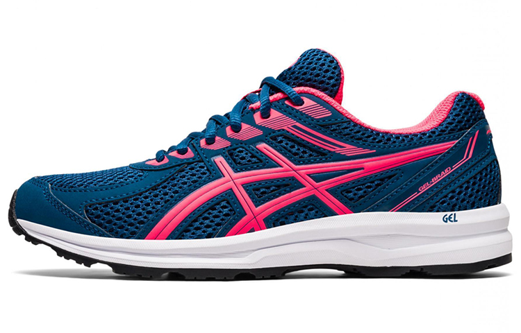 ASICS Gel Braid Running Shoes Women's Low Top Blue/Pink