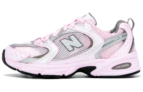 New Balance NB 530 Slip Resistant, Abrasion Resistant, Breathable Low top Running Shoes Unisex Pink Silver