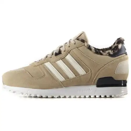 Adidas Originals ZX 700 Slip Resistant Abrasion Resistant Low top Running Shoes Women's Brown