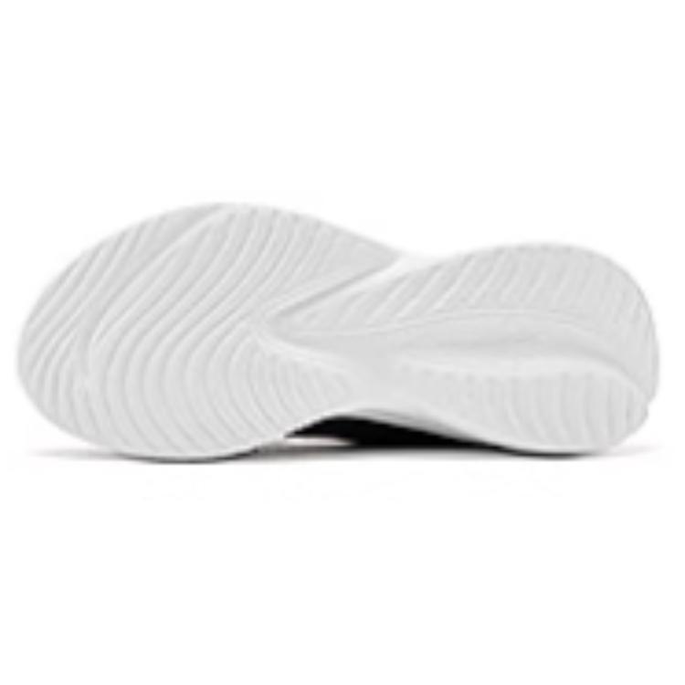 QIAODAN Cushioning Abrasion Resistant Breathable Moisture Wicking Low top Running Shoes Men’s Black White