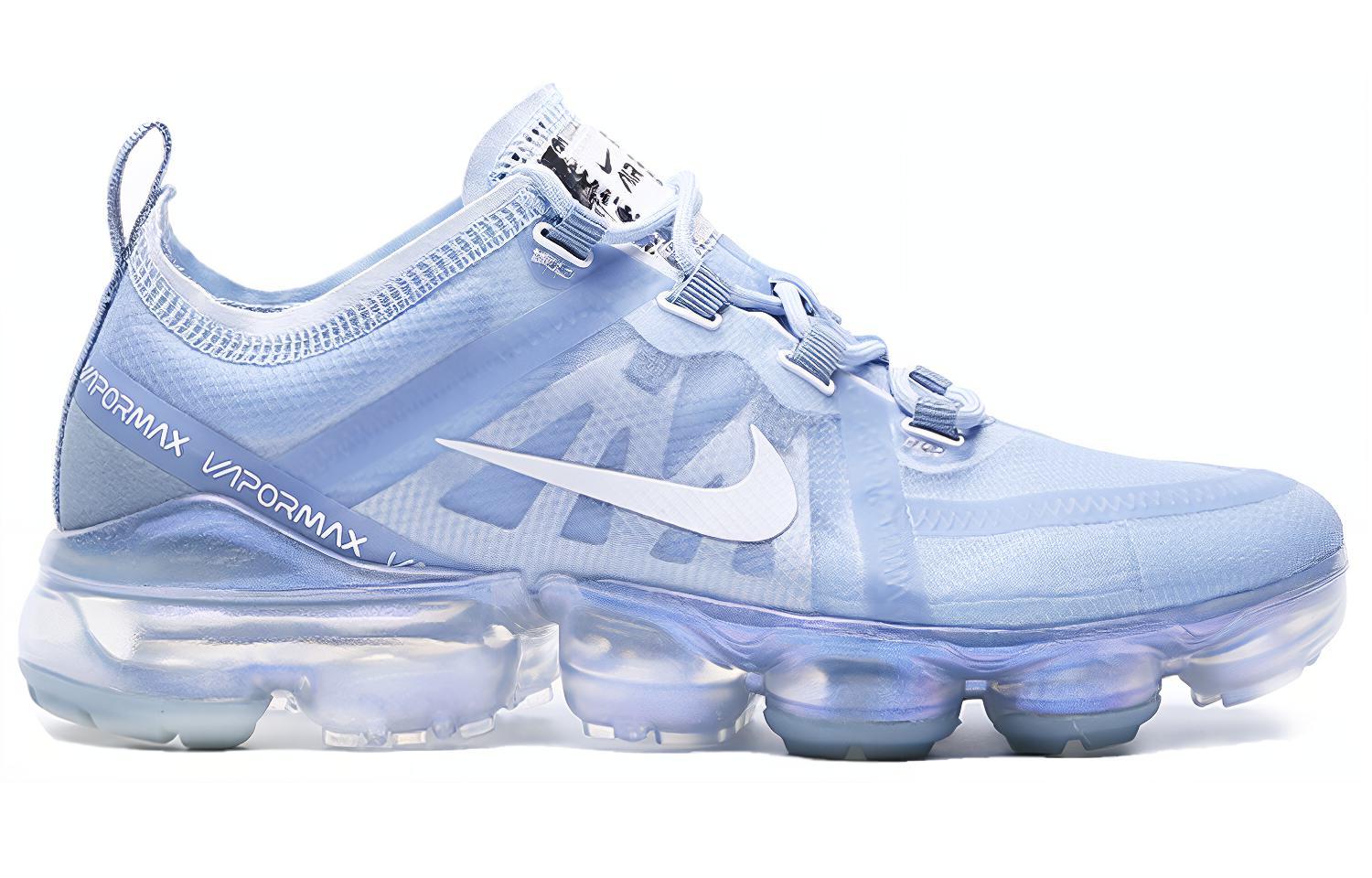 Женские кроссовки Nike Vapormax (бело-синие) — фото 2