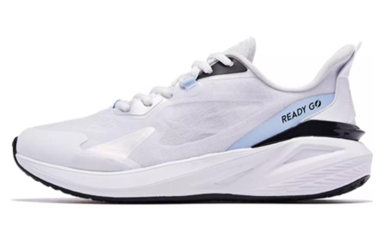 QIAODAN Slip Resistant And Breathable Slip Resistant And Breathable Low top Running Shoes Men’s White