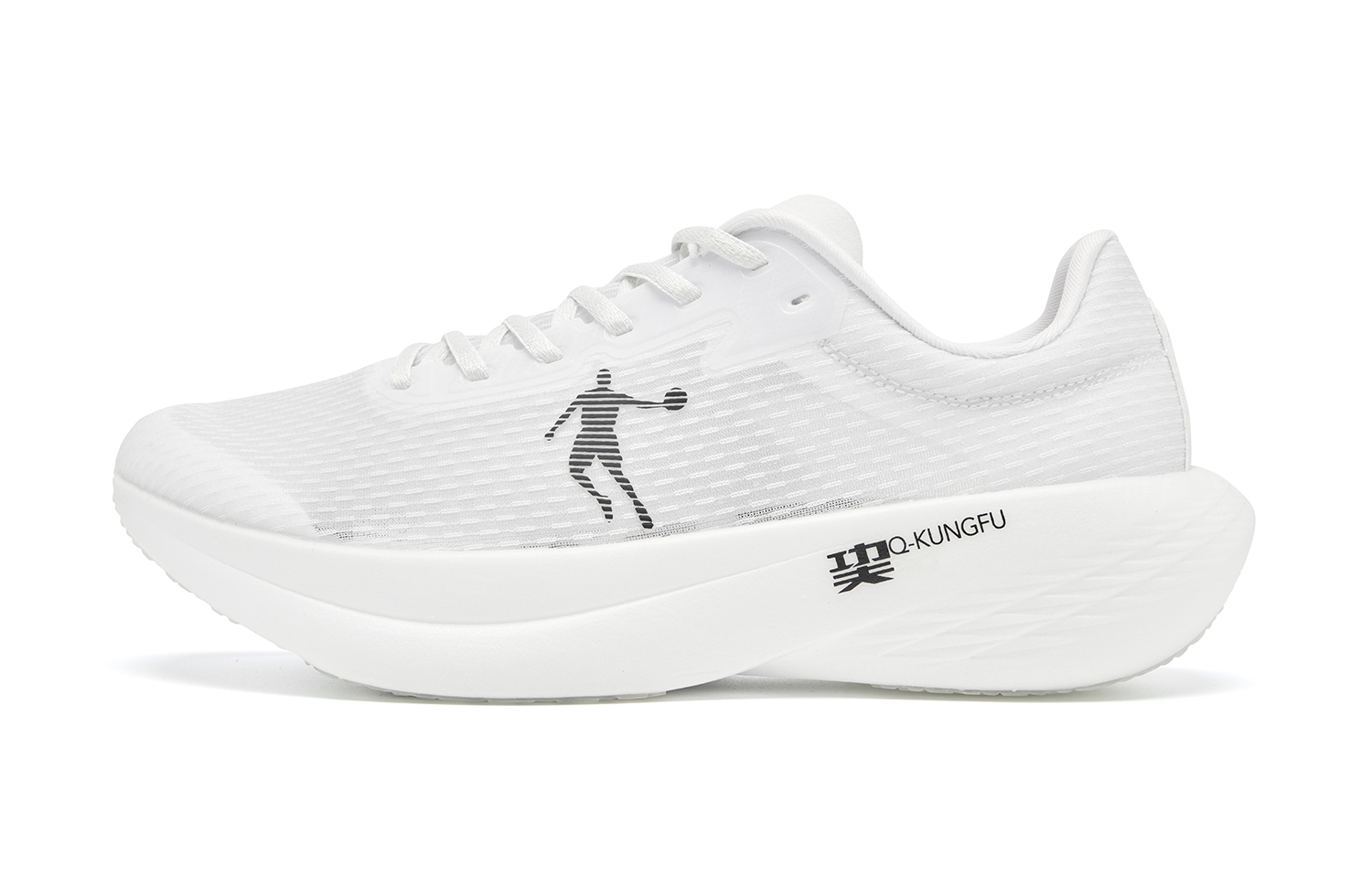 Jordan Flying Shadow PB1.0 replica, one-piece fabric, professional sports racing long-distance running, shock absorption, wear-resistant, breathable and non-slip, low-cut, 緭PRO rebound carbon plate technology, training marathon running shoes, men's model, Jordan white celadon color