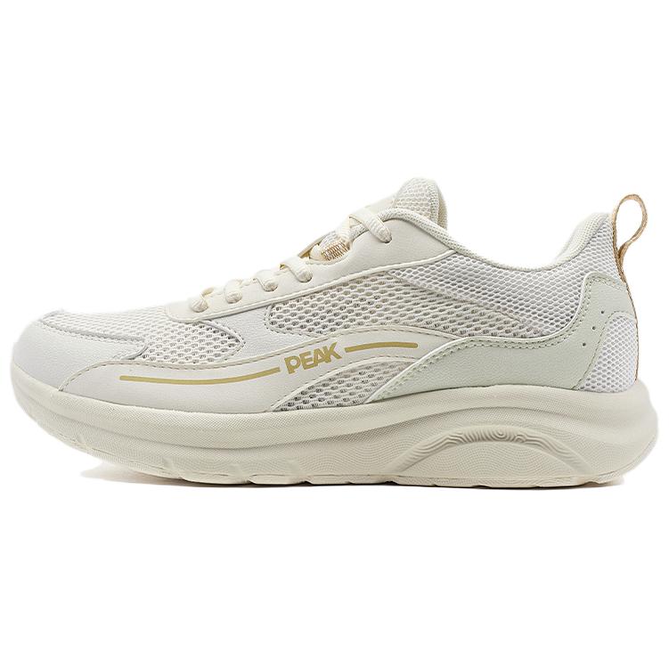 PEAK Abrasion Resistant Slip Resistant Low top Casual Running Shoes Women’s Canvas White