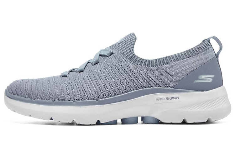 Skechers Skechers Go Walk 6 comfortable and versatile fabric low-top casual running shoes women's blue