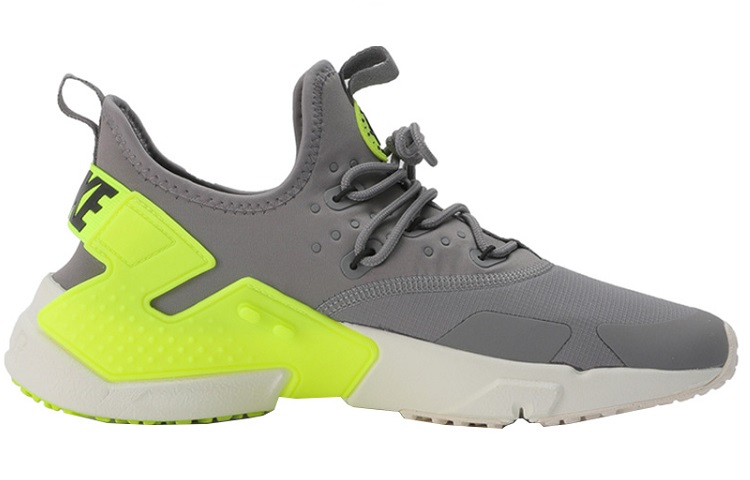 Кроссовки Nike Air Huarache (серо-зеленые) — Серый / зелёный — фото 2