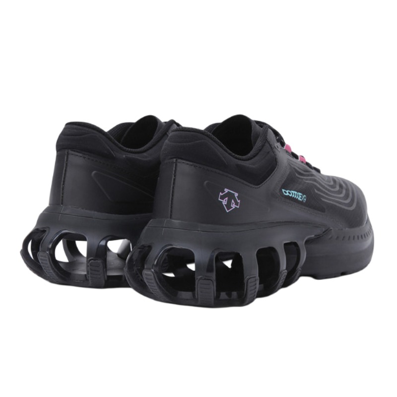 DESCENTE Cushioning Slip Resistant Cushioning Slip Resistant Low top Running Shoes Unisex Black