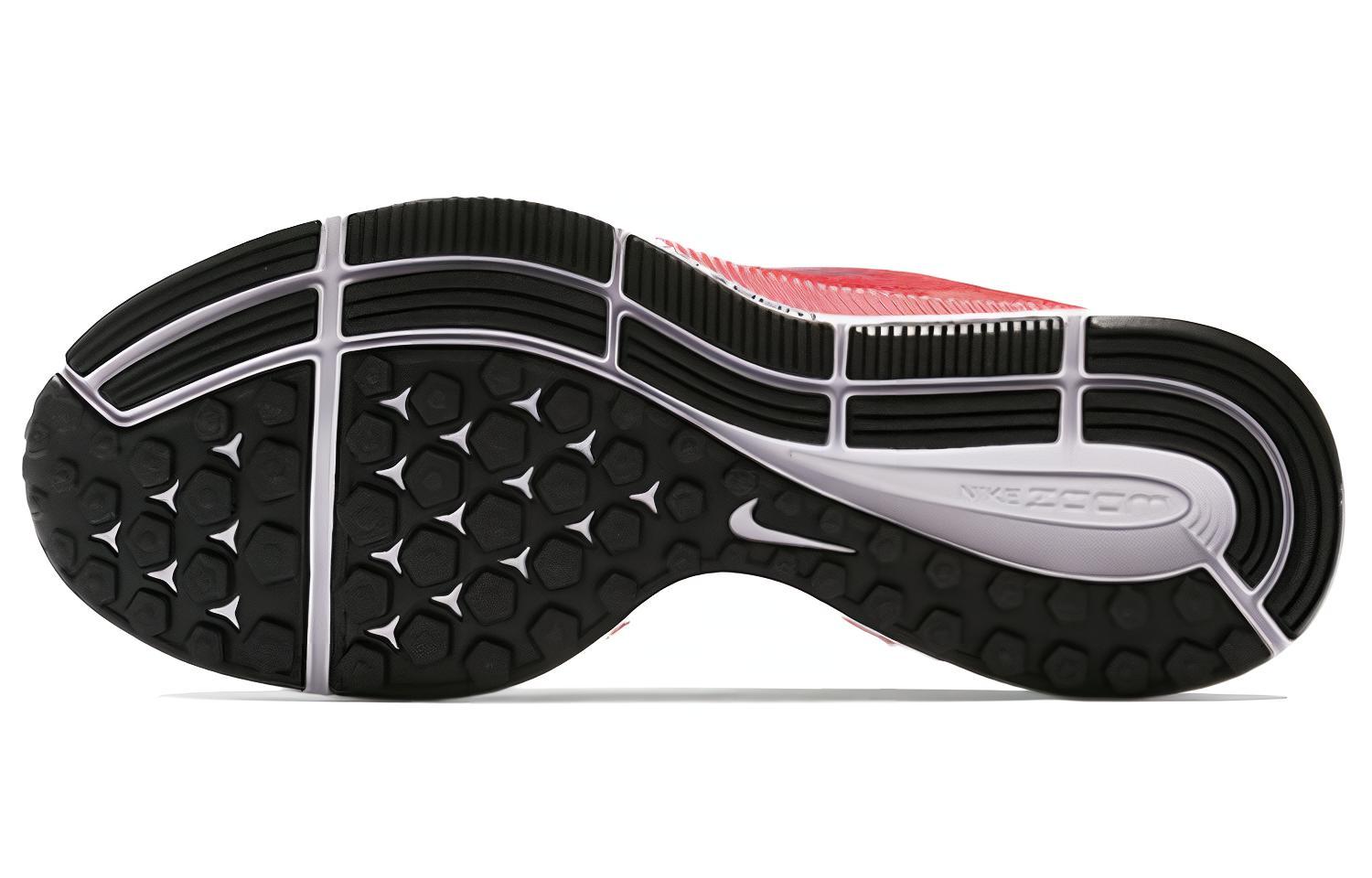 Женские кроссовки Nike Pegasus 34 (красно-бело-черные) — Красный / белый / чёрный — фото 6