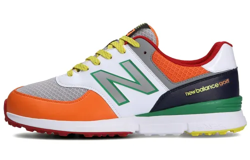 New Balance NB 574 Low top Running Shoes Unisex White Orange