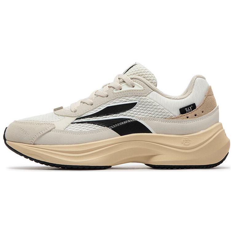 361° Classic Vintage Slip Resistant Abrasion Resistant Low top Casual Running Shoes Women’s White Beige Black
