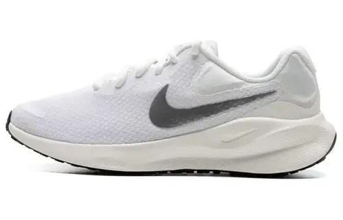 Nike REVOLUTION 7 White Metallic Silver