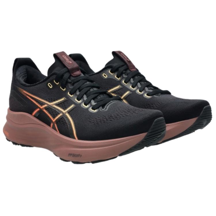 Asics GEL KAYANO 32 Abrasion Resistant Low top Running Shoes Women’s Black Purple Pink