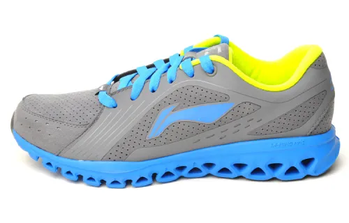 Li Ning Running Shoes Men's Low Top Gray/Blue