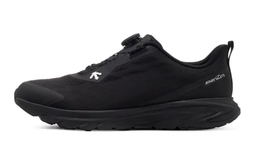 DESCENTE RUNNING Cushioning Slip Resistant Breathable Low top Running Shoes Men's Black