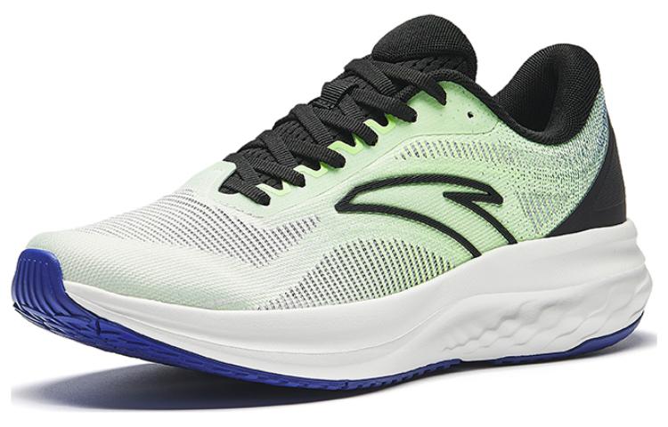 Anta Cushioning Slip Resistant Low top Running Shoes Men’s White Green Blue