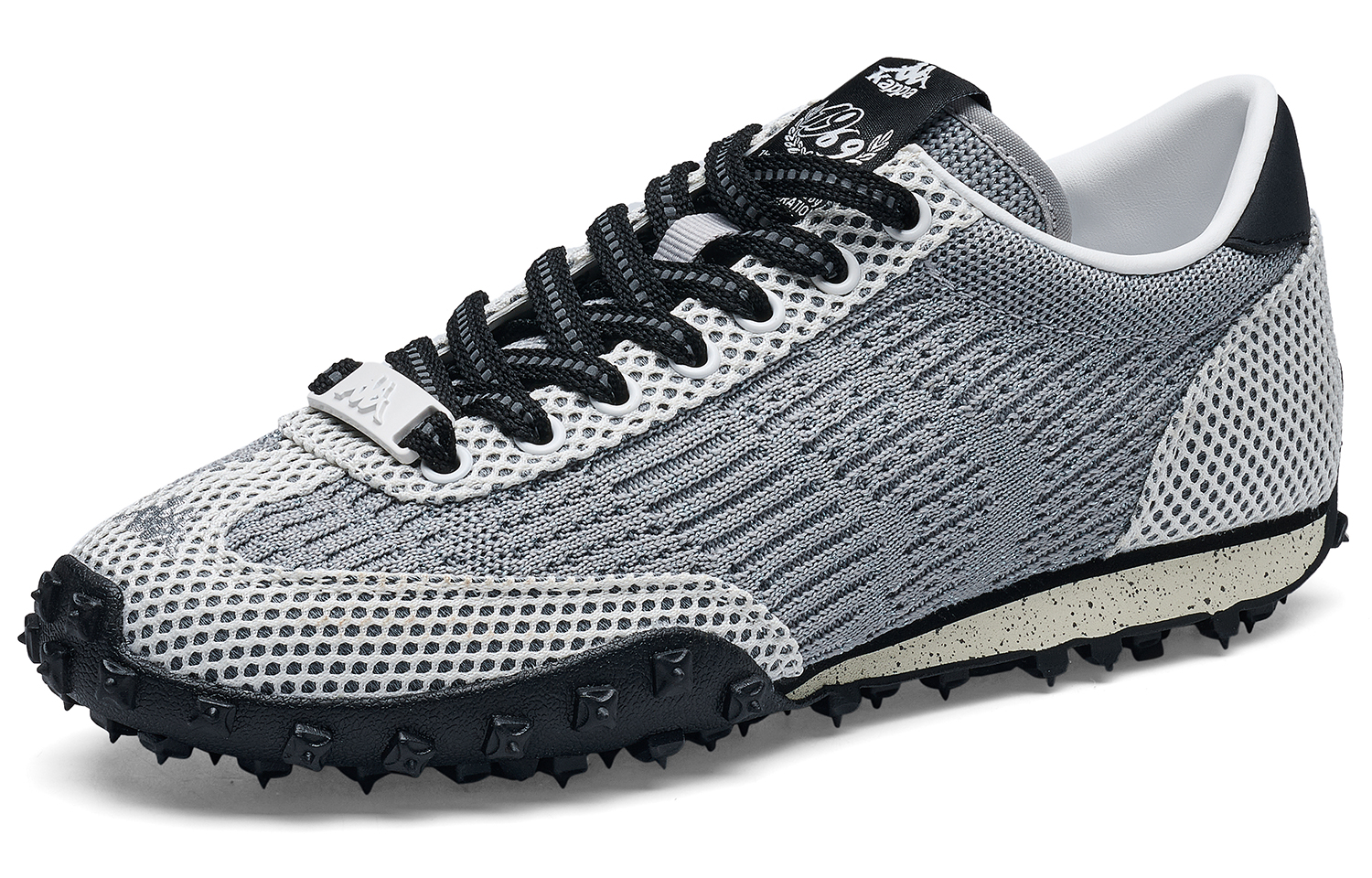Kappa Lightweight And Breathable Low top Running Shoes Women’s Gray Black