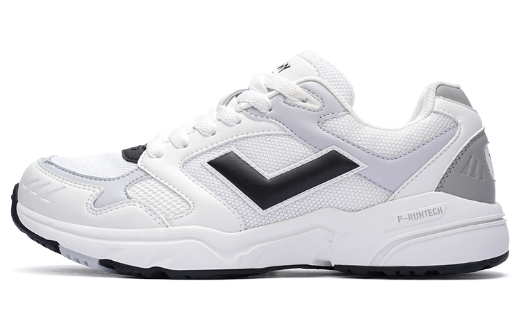 Pony MJ 72 Cushioning Slip Resistant Low top Running Shoes Unisex White Gray