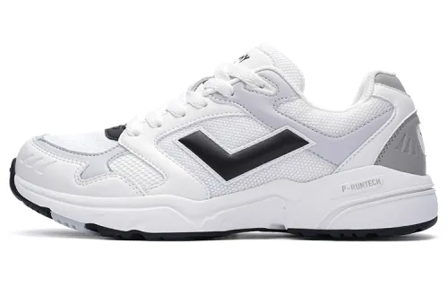 Pony MJ 72 Cushioning Slip Resistant Low top Running Shoes Unisex White Gray