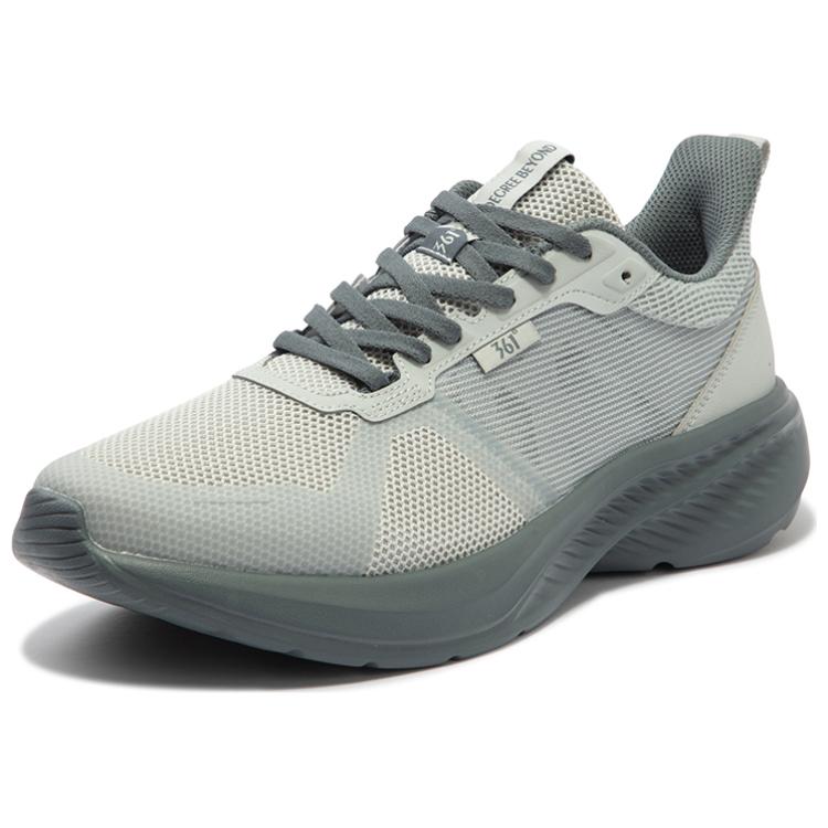 361° Abrasion Resistant, Breathable, Lightweight Low top Casual Running Shoes Men’s Gray