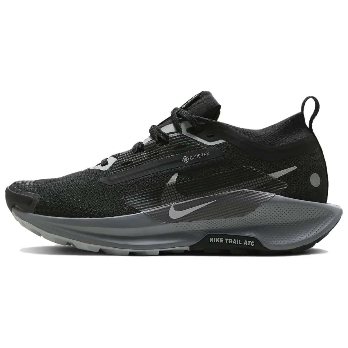 Nike Pegasus Trail 5 Comfortable And Lightweight Fabric Low top Running Shoes Women's Black Gray