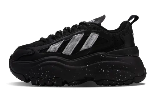 Adidas Originals OZGAIA Star Moon Slip Resistant Abrasion Resistant Low top Casual Shoes Women's Black Silver