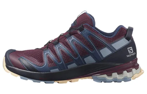 SALOMON XA Pro 3D V8 Fabric Abrasion Resistant Low top 11 Women's Black Red