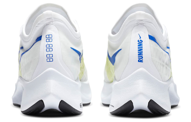 Женские кроссовки Nike Zoom Fly 3 (бело-сине-желтый) — Белый / синий / жёлтый — фото 5
