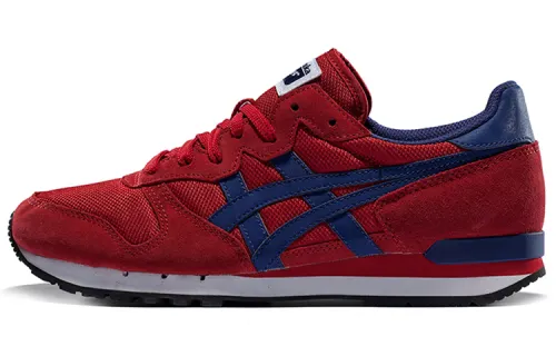 Onitsuka Tiger Alvarado Athleisure Cushioning Slip Resistant Abrasion Resistant Low top Running Shoes Unisex Red Blue