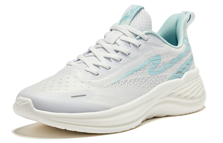 Erke Mastering The Wind Comfortable And Breathable Cushioning Lightweight Low top Running Shoes Men’s White Blue