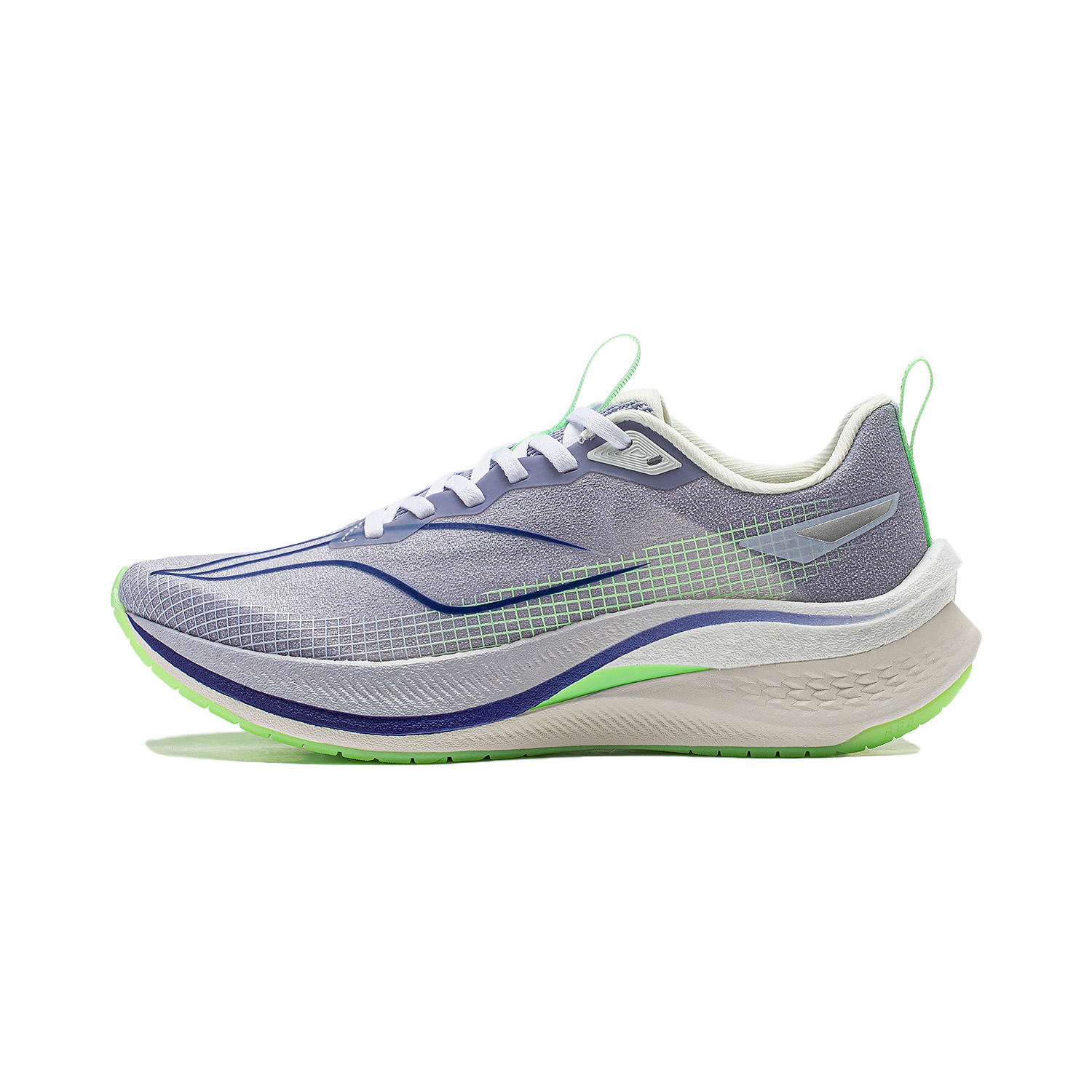 Li Ning Red Hare 7 Pro Cushioning Slip Resistant Low top Running Shoes Women’s Purple Smoke Blue