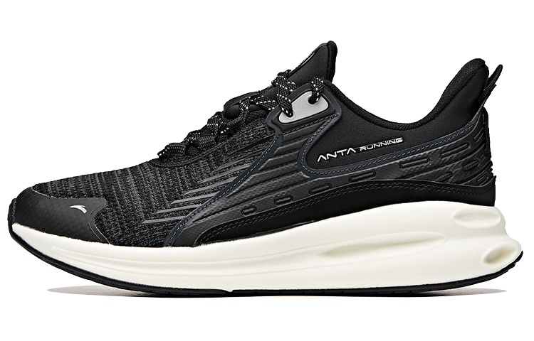 Anta Wormhole Technology Low top Running Shoes Women's Black White