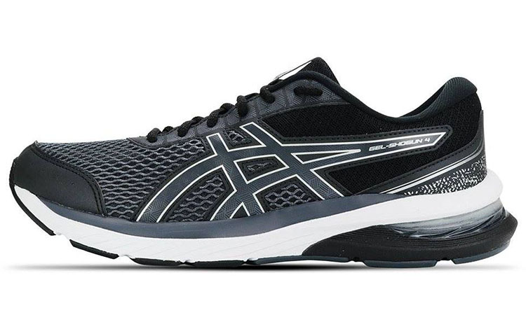 Asics Gel Shogun 4 Fabric Low top Running Shoes Men's Black