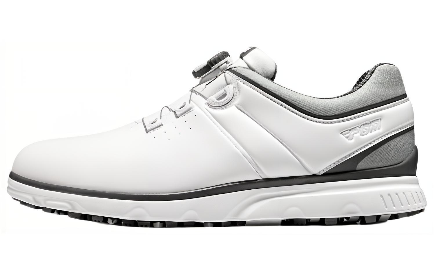 PGM Microfiber Leather Low top Golf Shoes Men’s White