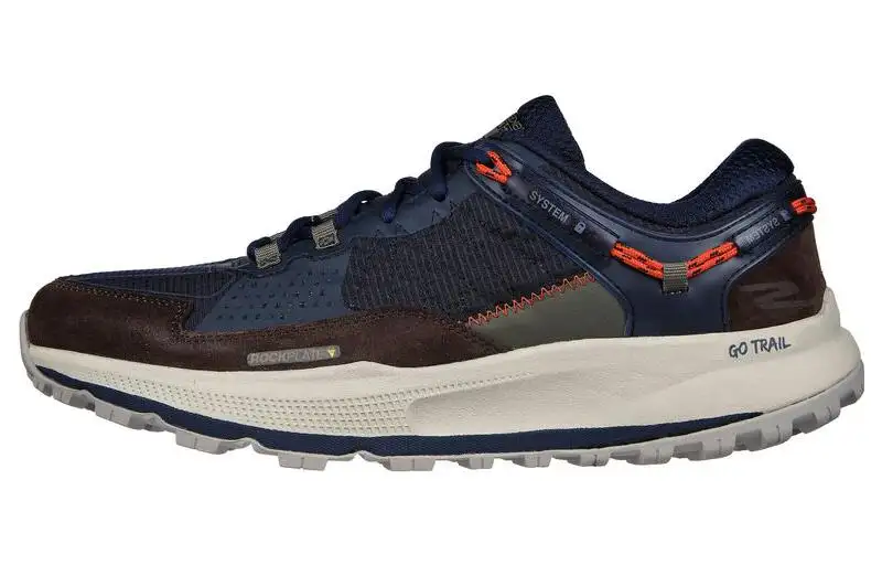 Skechers Go Run Pulse Low top Running Shoes Marine Blue Brown