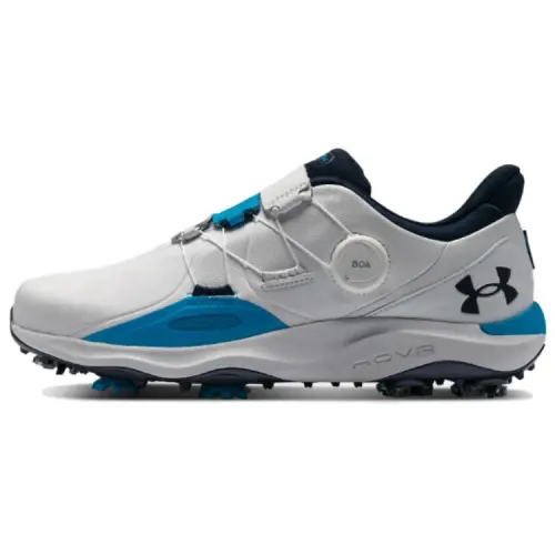 Under Armour Drive Pro BOA Cushioning Low top Golf Shoes Men's Gray Blue