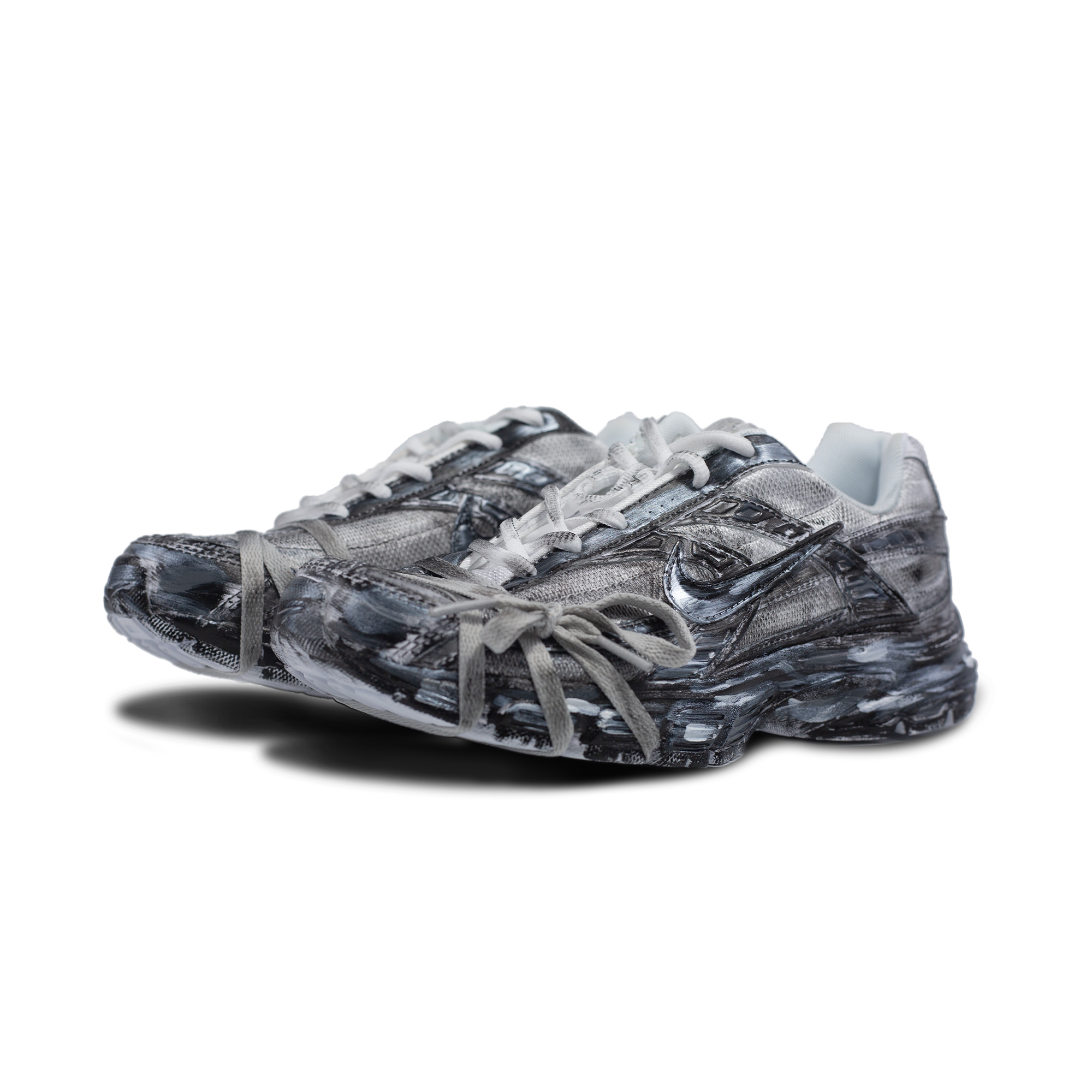 Nike Slip Resistant Abrasion Resistant Low top Running Shoes Unisex Dark Gray