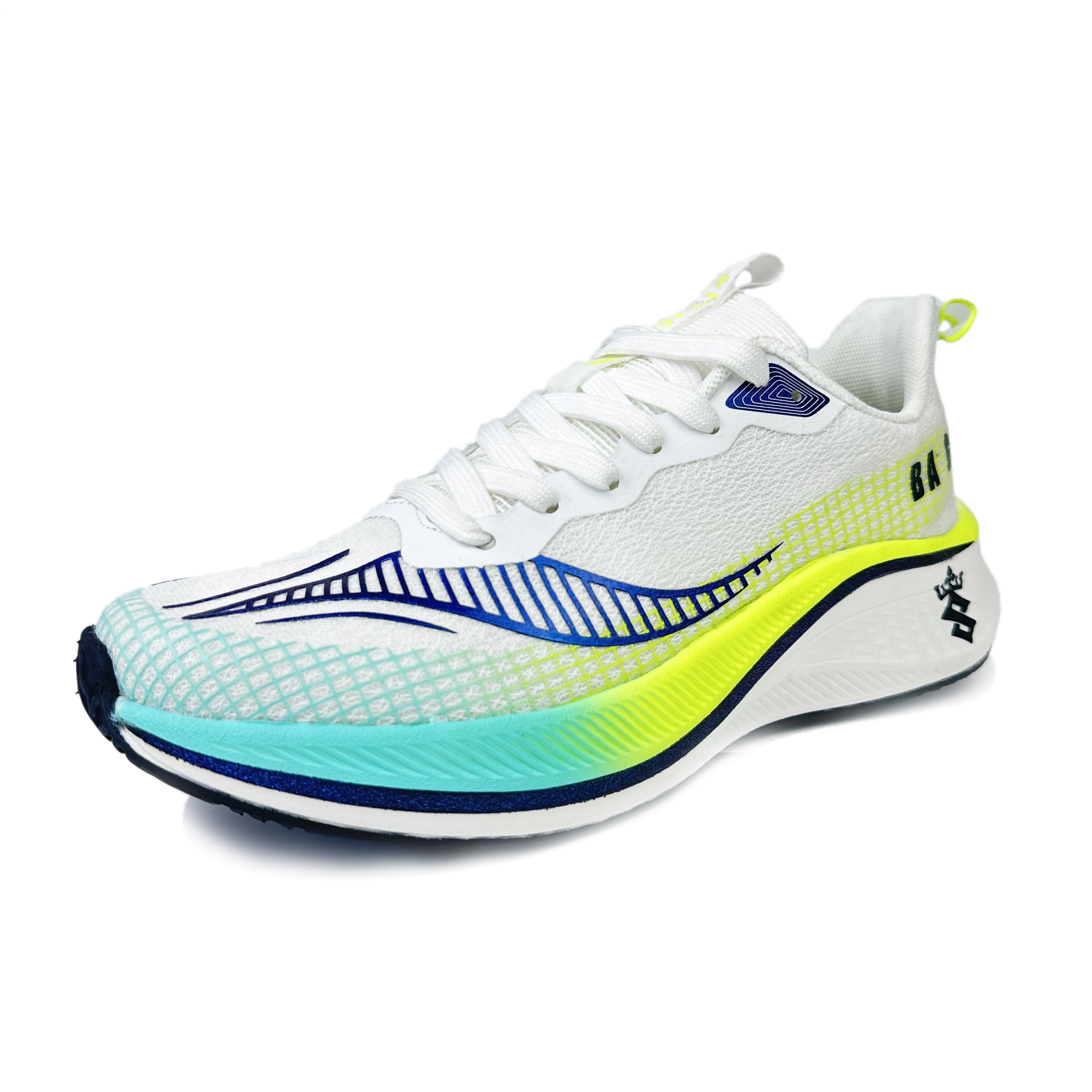 BAGE Low top Running Shoes Unisex White Ice Green