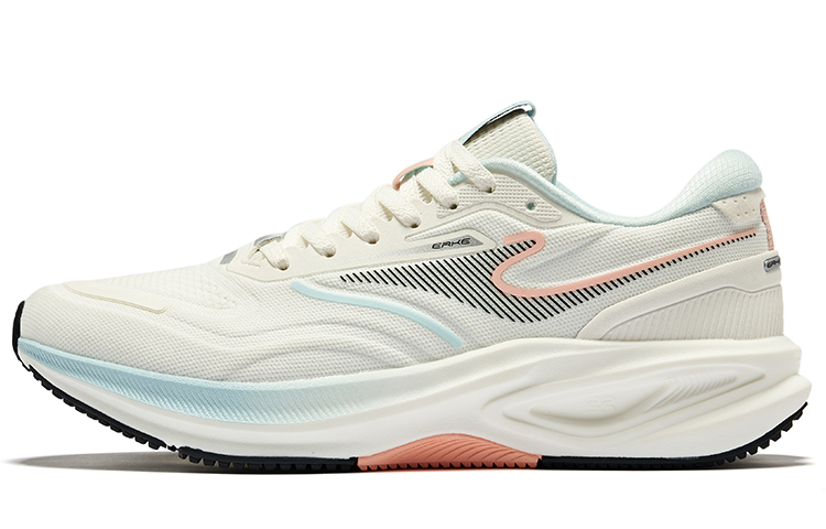 Erke Cushioning, Wear Resistant Low top Running Shoes Women’s Microcrystal White Tranquil Blue
